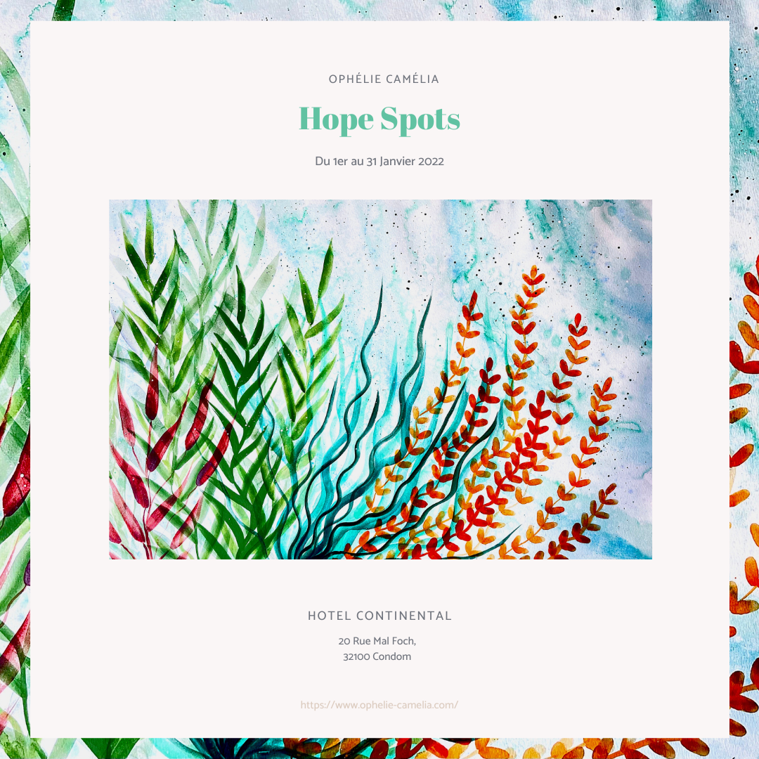 Affiche Hope spots carré